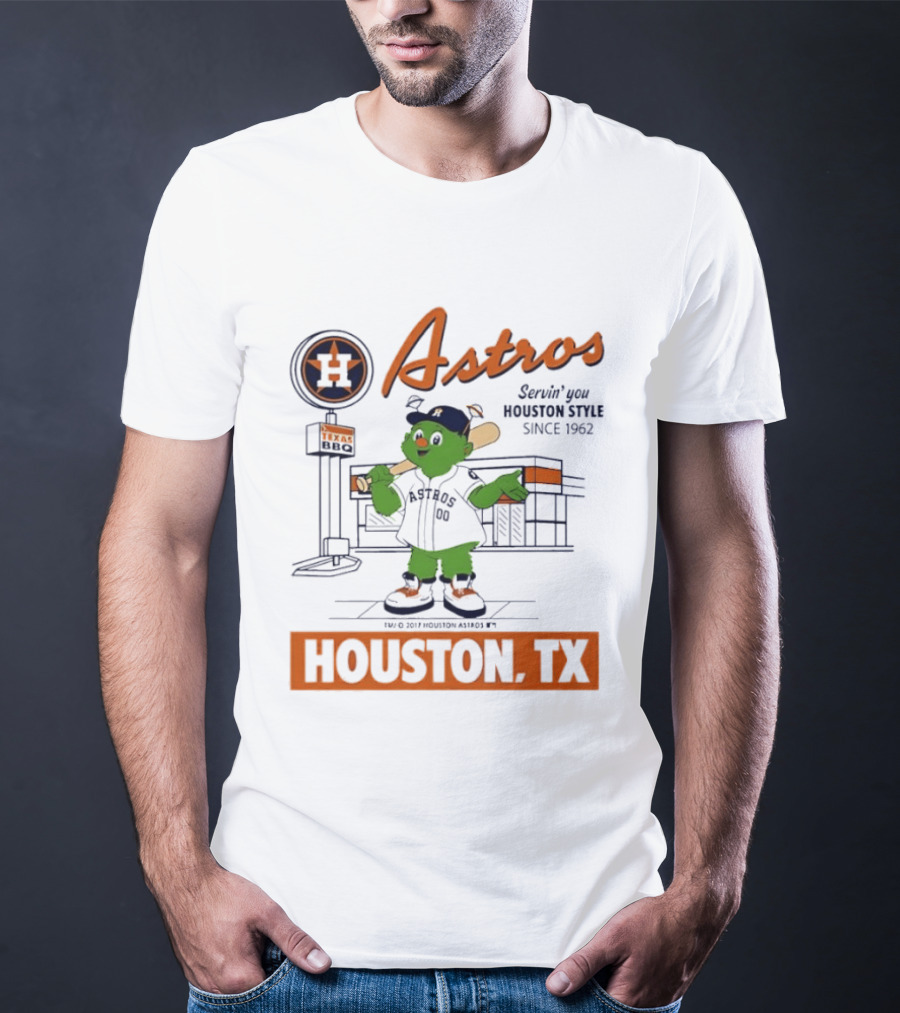 Astros © 2017 Servin' You Houston Style Since 1962 Houston TX T-Shirt