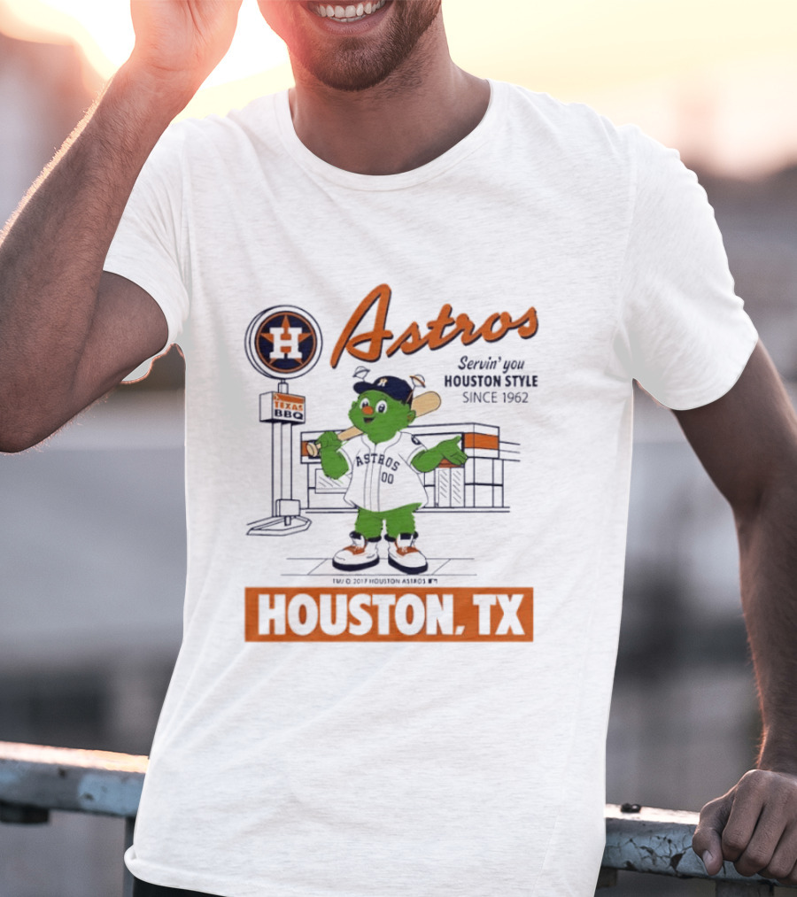 Astros © 2017 Servin' You Houston Style Since 1962 Houston TX T-Shirt