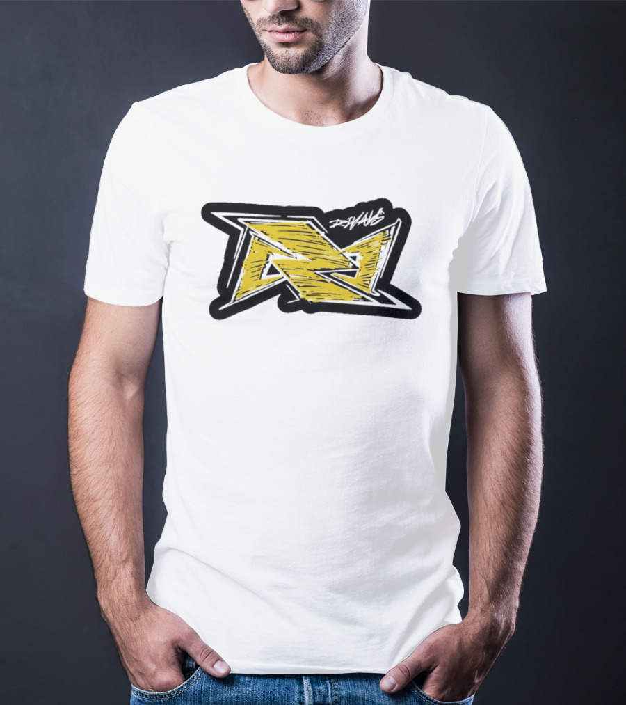 Rivals Scribble Yellow Black Riot Green Graffiti T-Shirt
