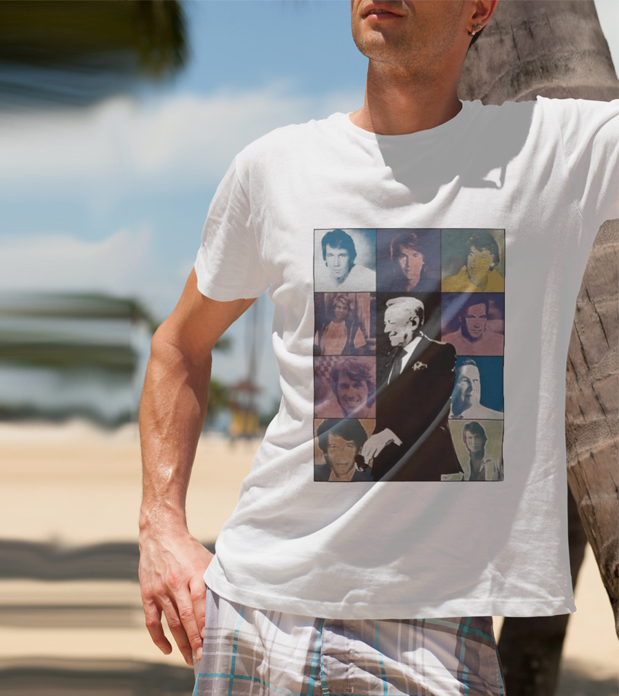 Roland Kaiser Ein Leben Für Die Musik Pop Art Tribute Collage T-Shirt