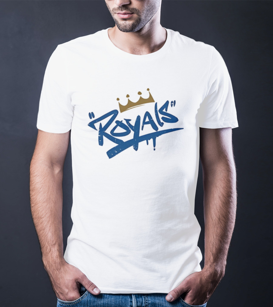 Royals Graffiti Style Crown T-Shirt