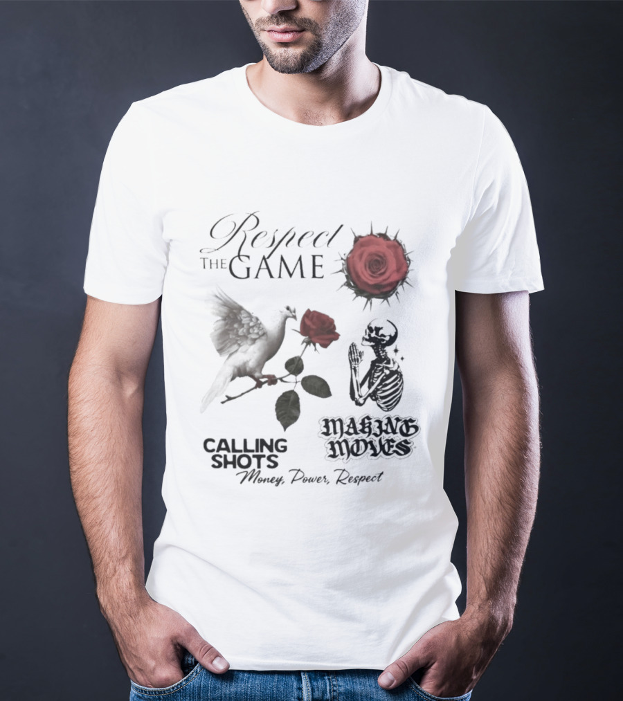 Respect The Game Calling Shots Always Power Thrasher House T-Shirt