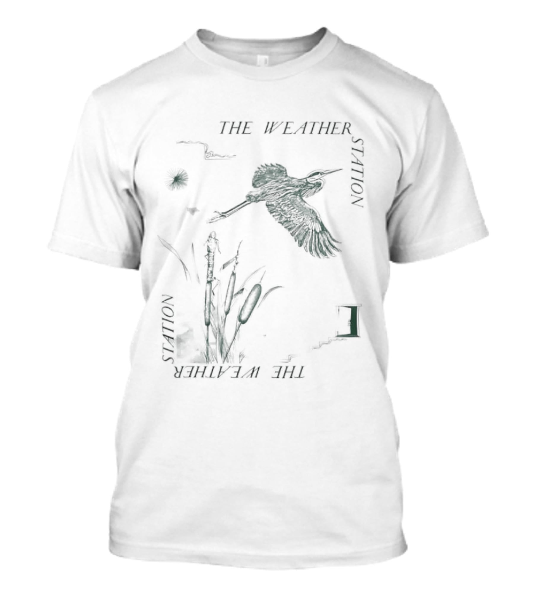 The Weather Station Heron Wild Peppler Hill T-Shirt