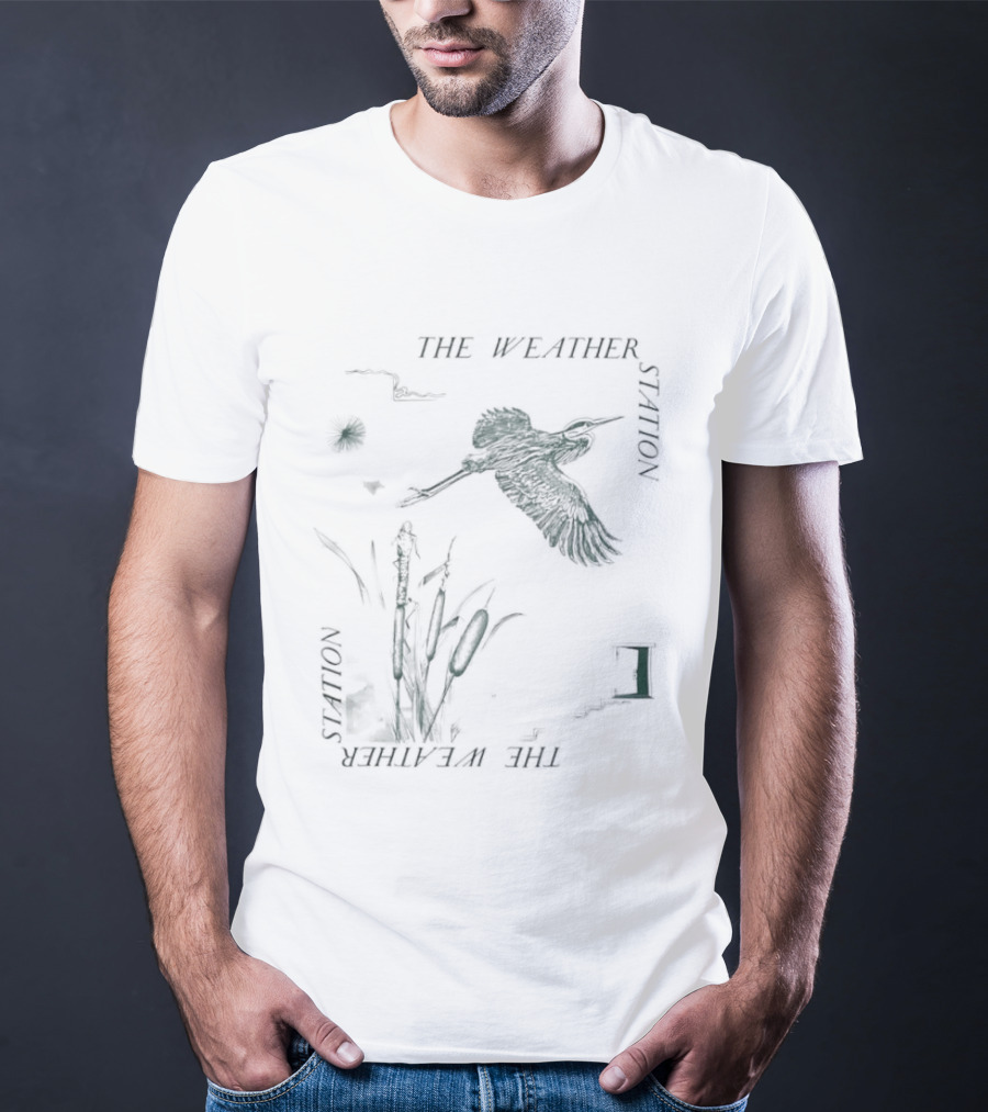 The Weather Station Heron Wild Peppler Hill T-Shirt