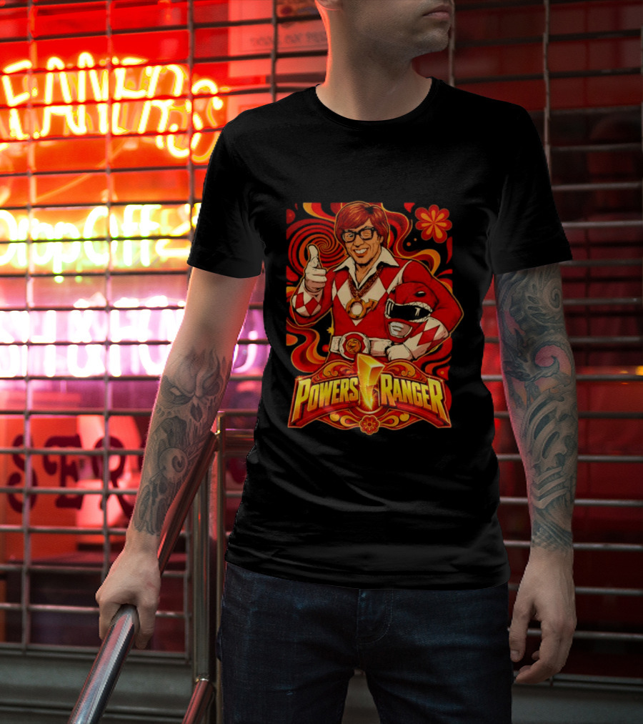 Powers Ranger Austin Powers Power Rangers T-Shirt