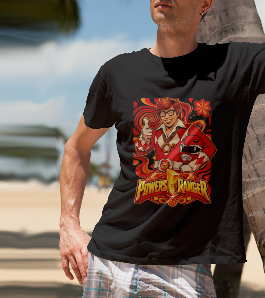 Powers Ranger Austin Powers Power Rangers T-Shirt