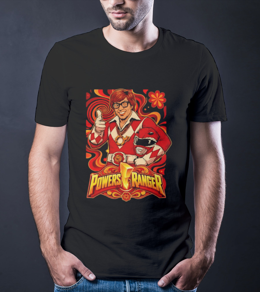 Powers Ranger Austin Powers Power Rangers T-Shirt