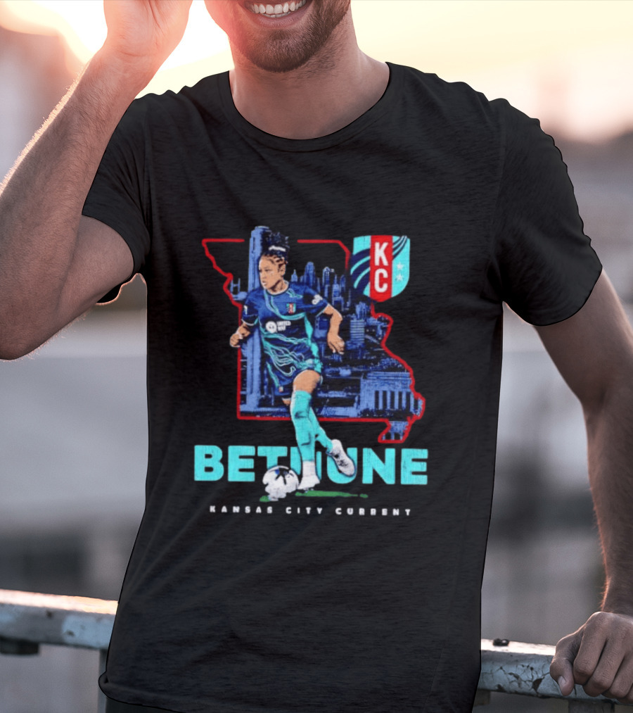 Croix Bethune Kansas City Current NWSL KC State T-Shirt