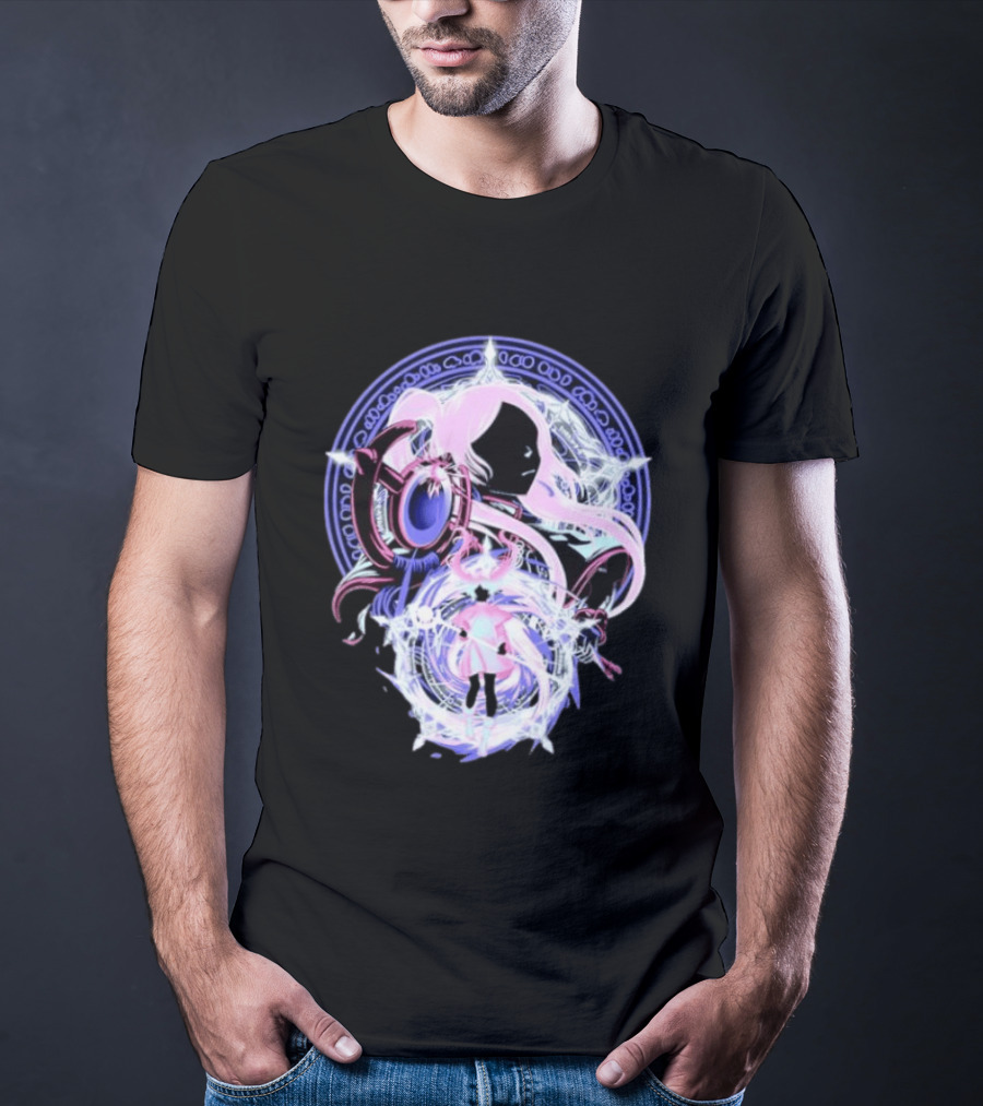 Frieren Beyond Journey's End Anime Character Art With Magical Circle T-Shirt