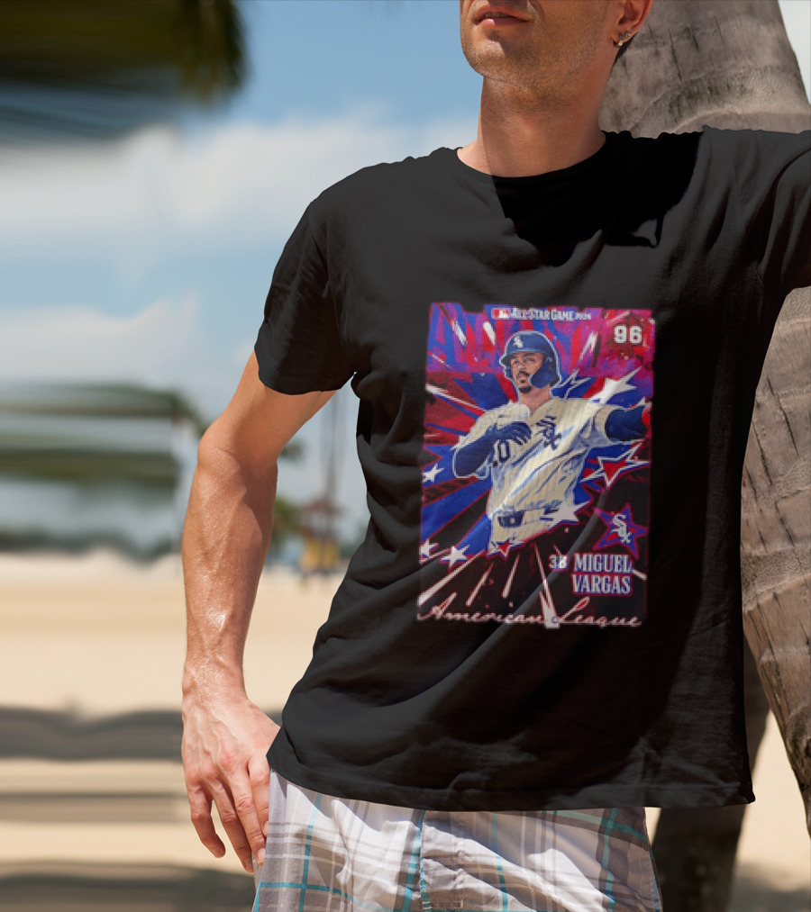 MLB All Star Game 2026 Miguel Vargas Chicago White Sox 3B American League 96 T-Shirt