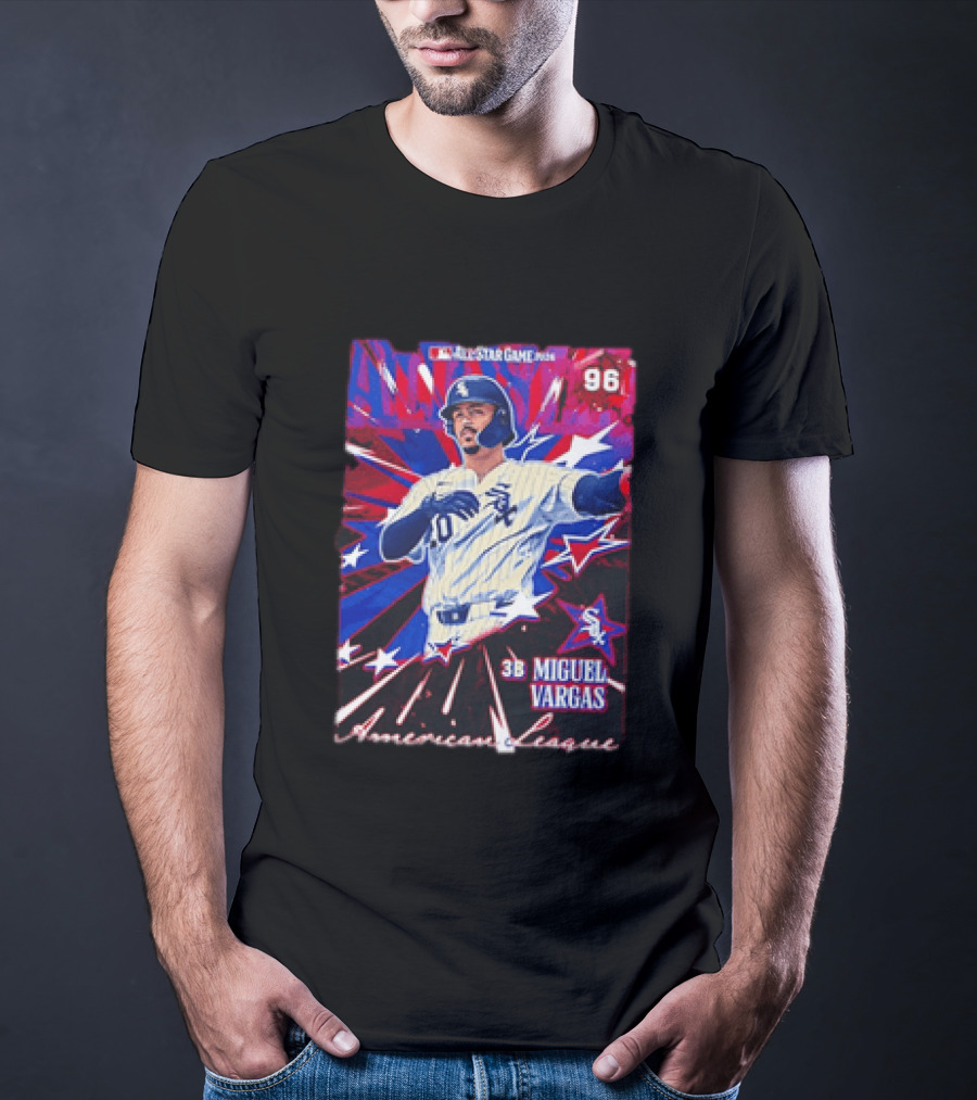 MLB All Star Game 2026 Miguel Vargas Chicago White Sox 3B American League 96 T-Shirt