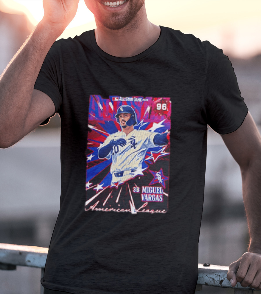 MLB All Star Game 2026 Miguel Vargas Chicago White Sox 3B American League 96 T-Shirt