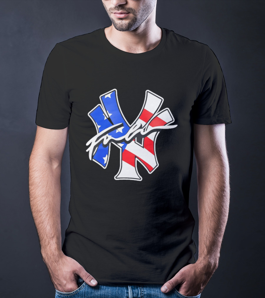 MLB New York Yankees Stars And Stripes American Flag T-Shirt