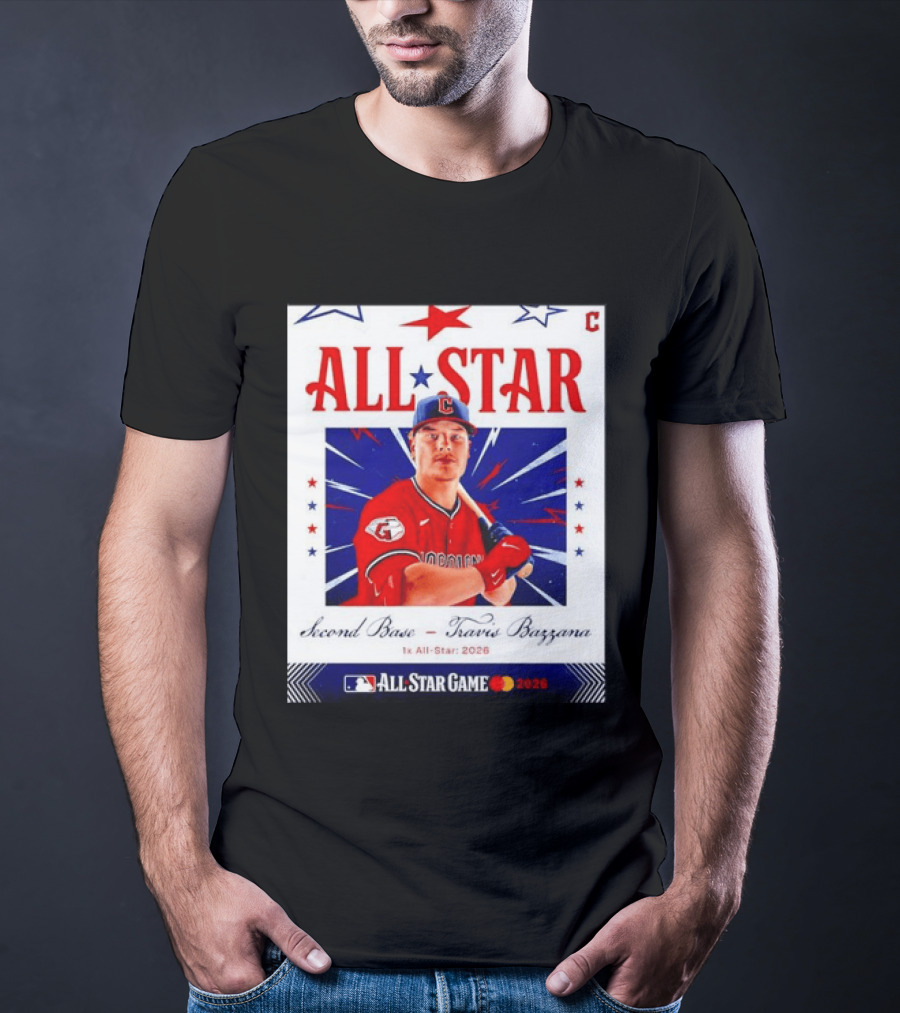 Travis Bazzana 2026 MLB All Star Game Second Base Player Card T-Shirt