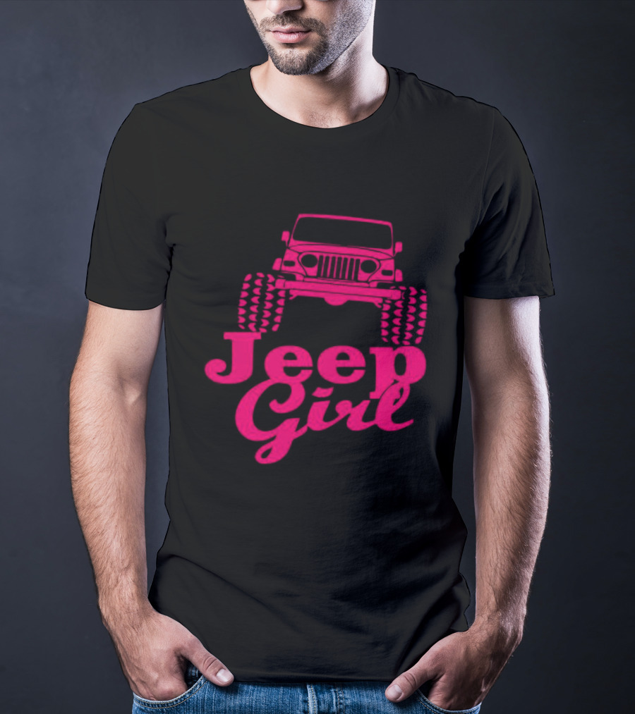 Jeep Girl Off Road Adventure Enthusiast Tire Tread T-Shirt