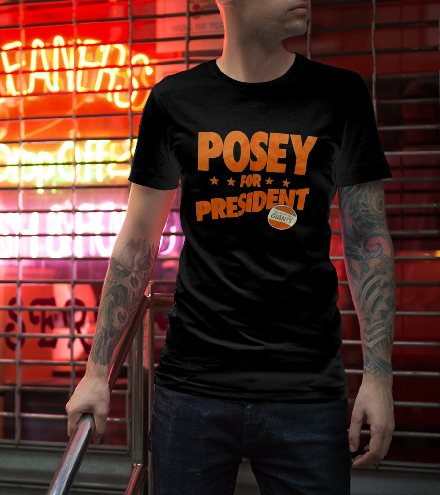 Posey For President 2012 San Francisco Giants T-Shirt