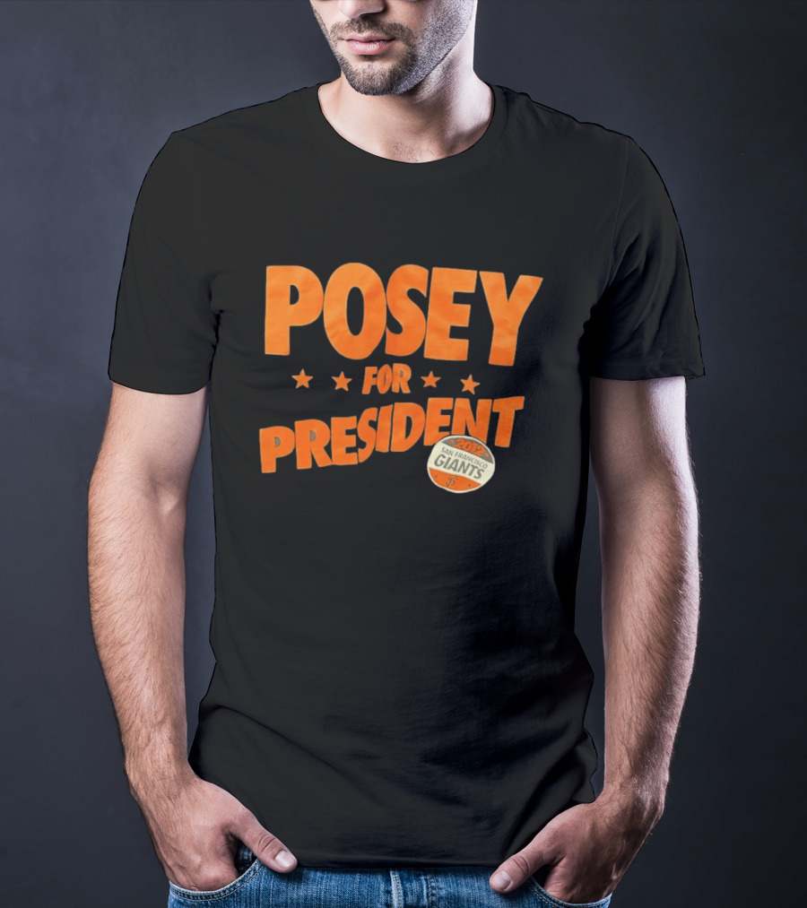 Posey For President 2012 San Francisco Giants T-Shirt