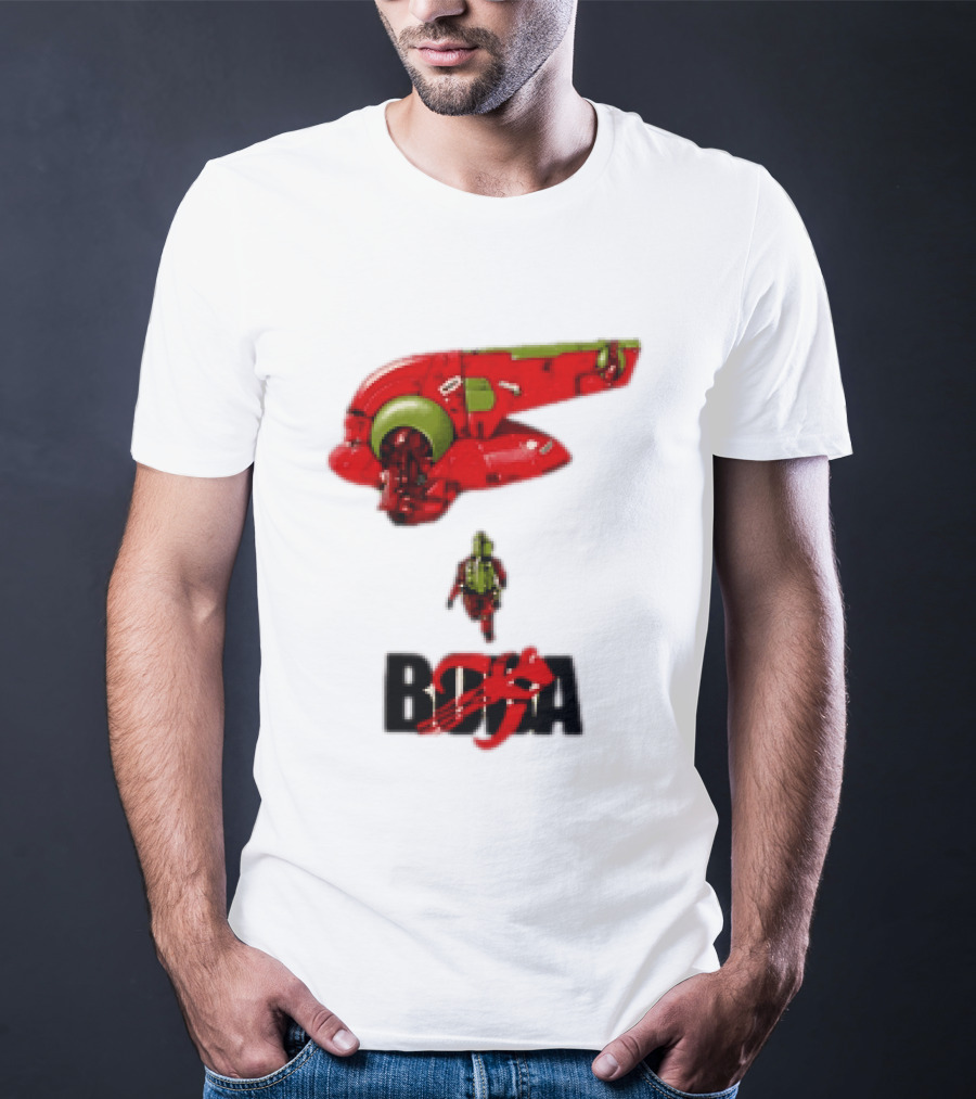 Bobakira Star Wars Boba Fett Mashup Slave I Spaceship And Armor T-Shirt
