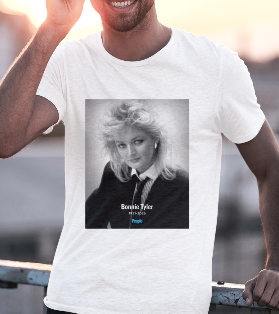 Bonnie Tyler 1951 2026 People Magazine T-Shirt