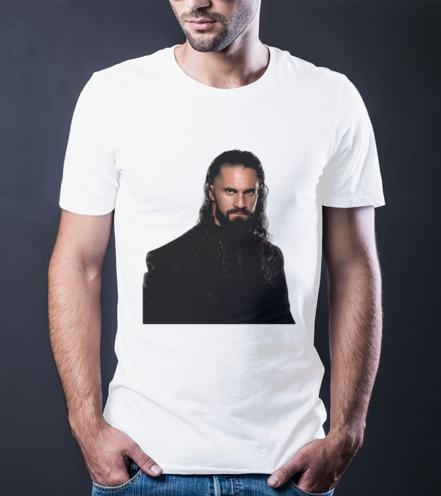 Seth Rollins Has A New Render Intense Gaze And Long Hair T-Shirt