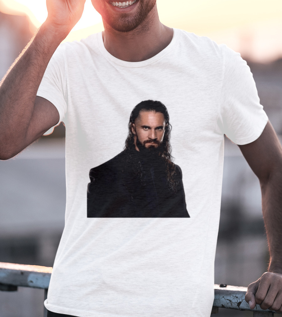Seth Rollins Has A New Render Intense Gaze And Long Hair T-Shirt