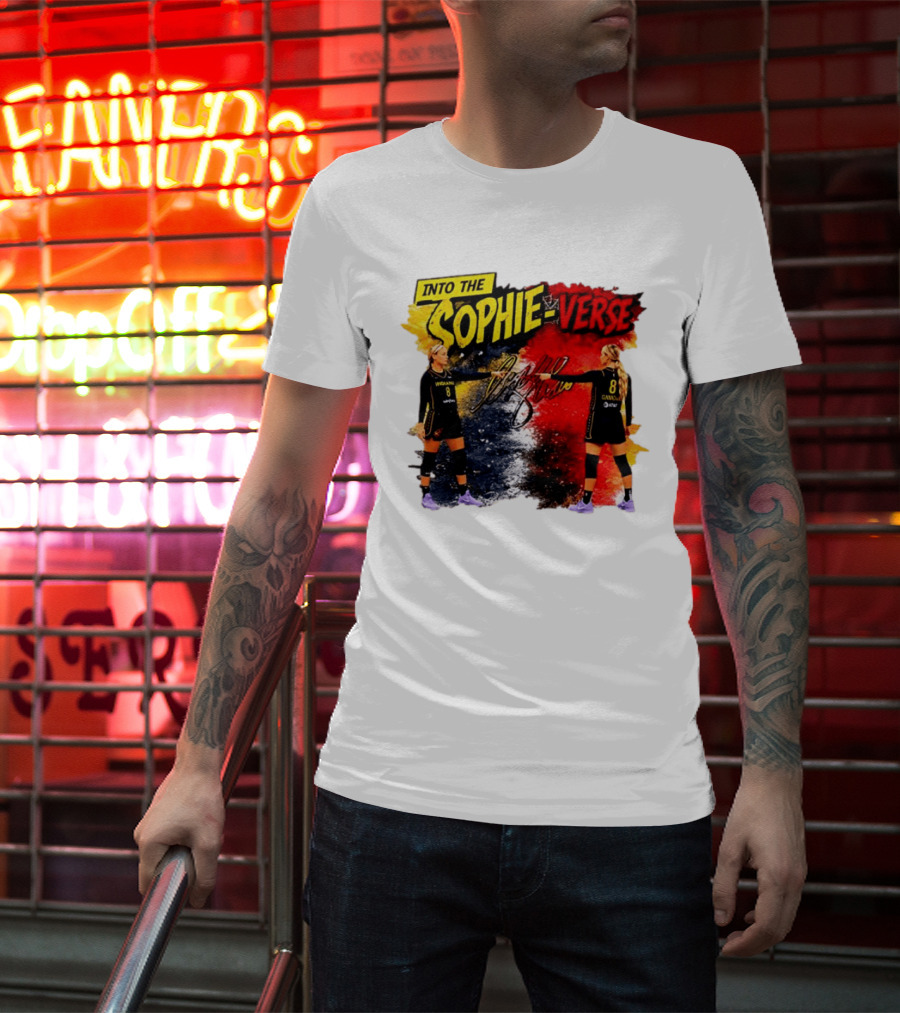Into The Sophie Verse Sophie Cunningham Indiana Fever WNBA T-Shirt