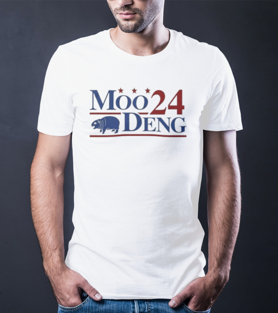Moo 24 Deng Election Cover Buffalo Icon Stars T-Shirt