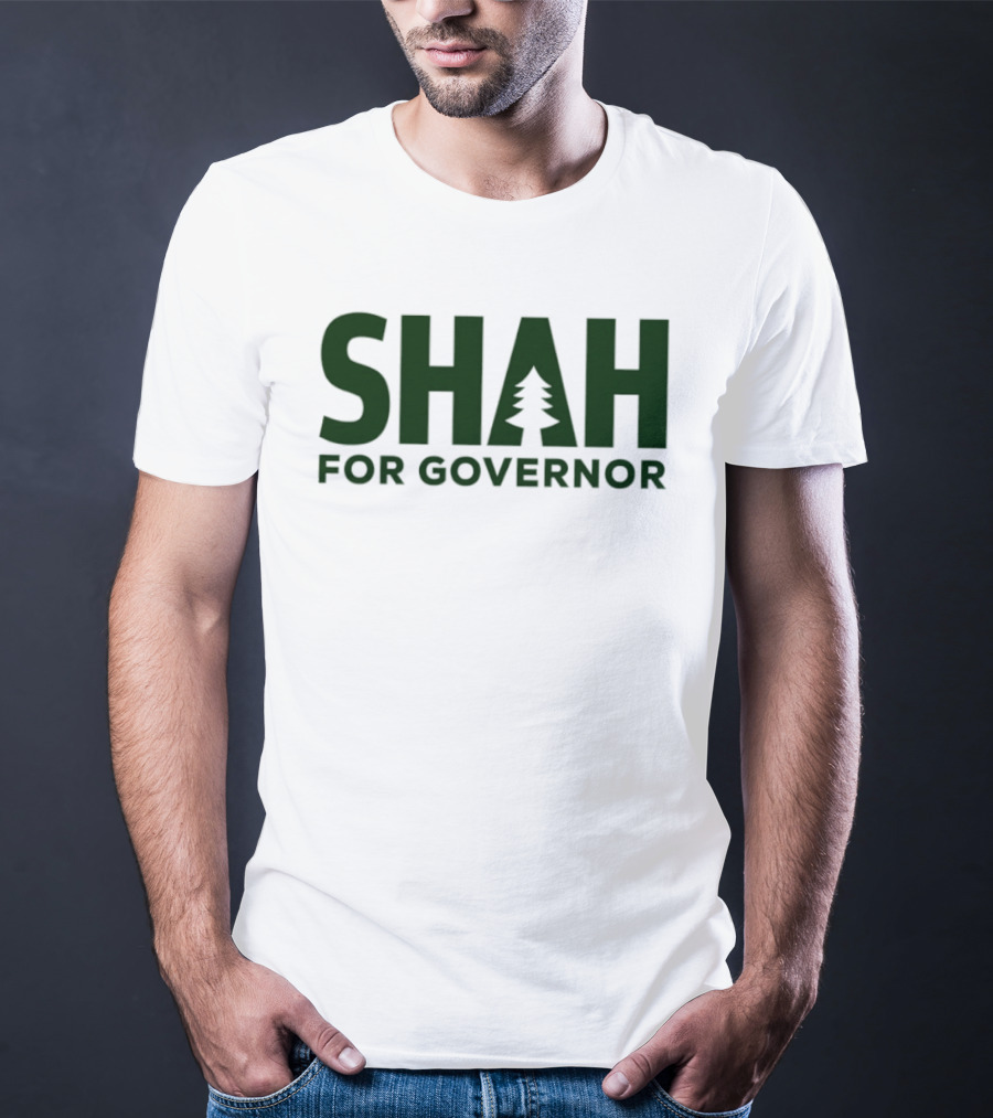 SHAH For Governor 2026 Tree T-Shirt