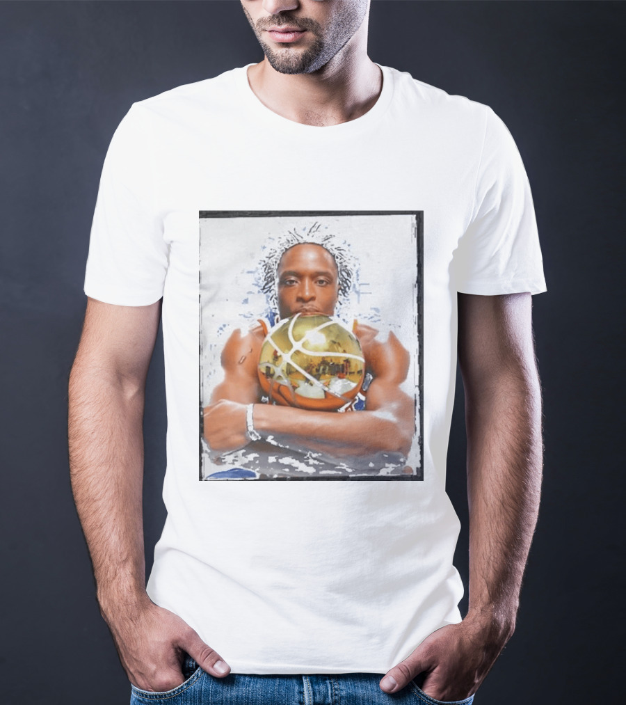 OG Anunoby Basketball Reflection Artistic Slam Magazine Photoshoot T-Shirt