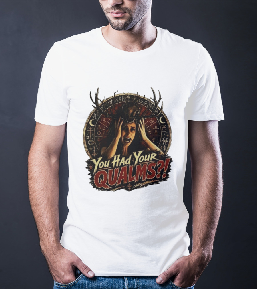 Patricia Widows Bay You Had Your Qualms Ritual Symbolism Antlered Figure T-Shirt