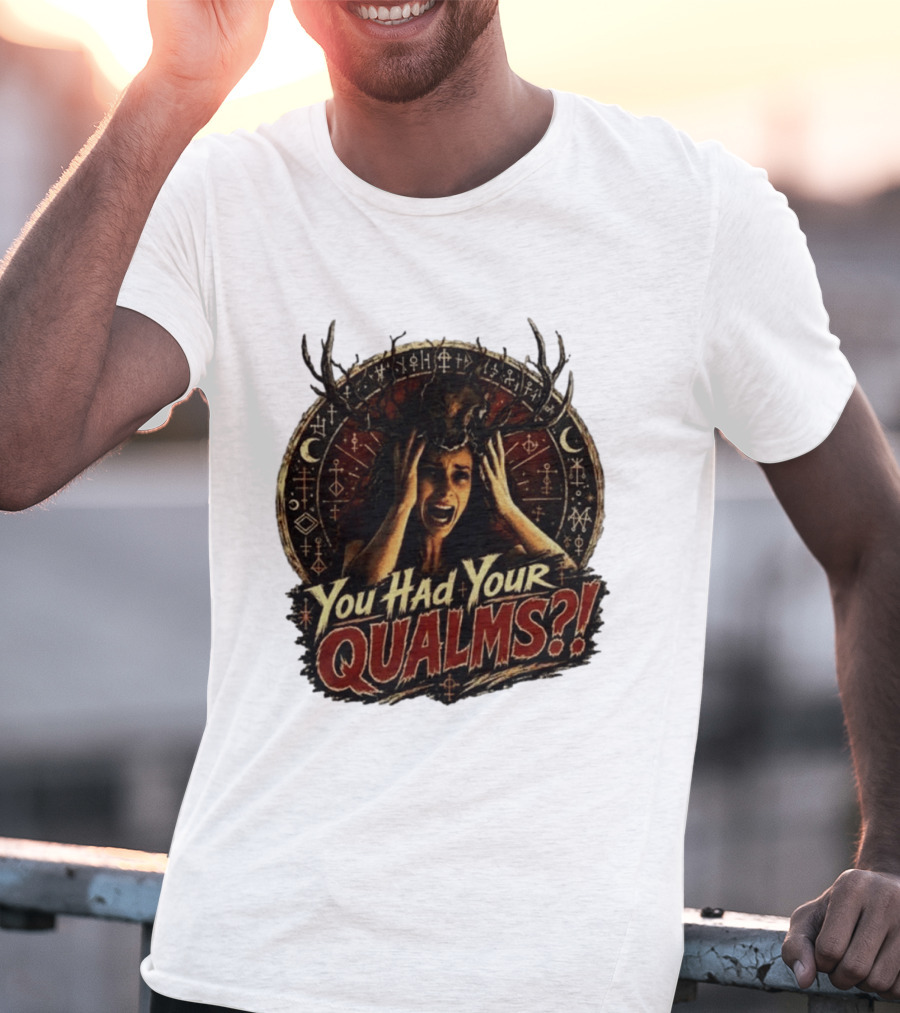 Patricia Widows Bay You Had Your Qualms Ritual Symbolism Antlered Figure T-Shirt