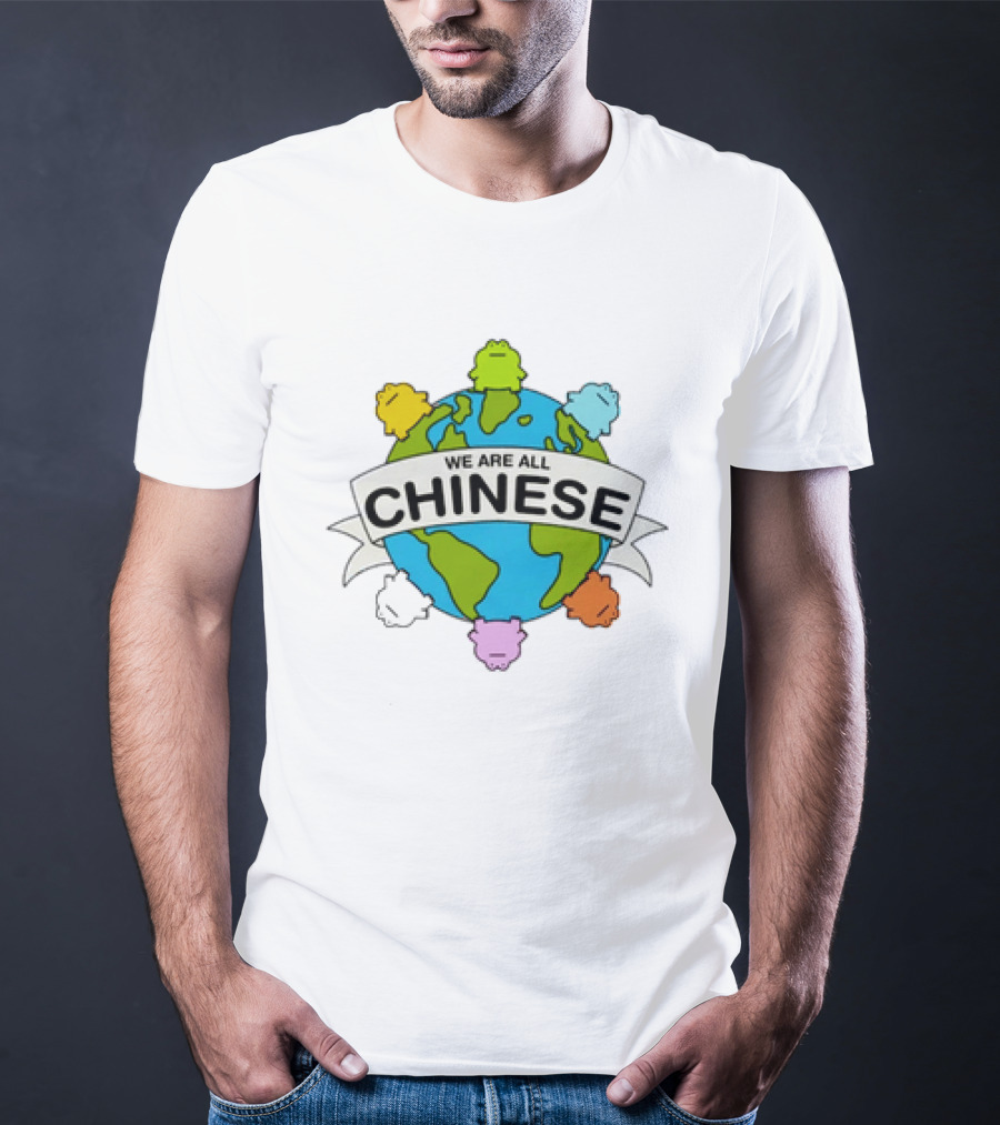 We Are All Chinese Frog Earth Globe Diversity T-Shirt