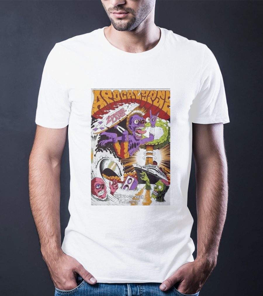 Zombie Land Apocalypse June 19 20 2026 Waterfront Event T-Shirt