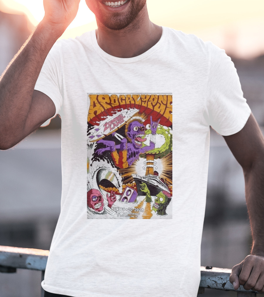 Zombie Land Apocalypse June 19 20 2026 Waterfront Event T-Shirt
