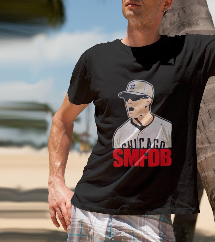 Chicago Cubs SMFDB Manager Yelling Iconic Baseball Team Fan T-Shirt