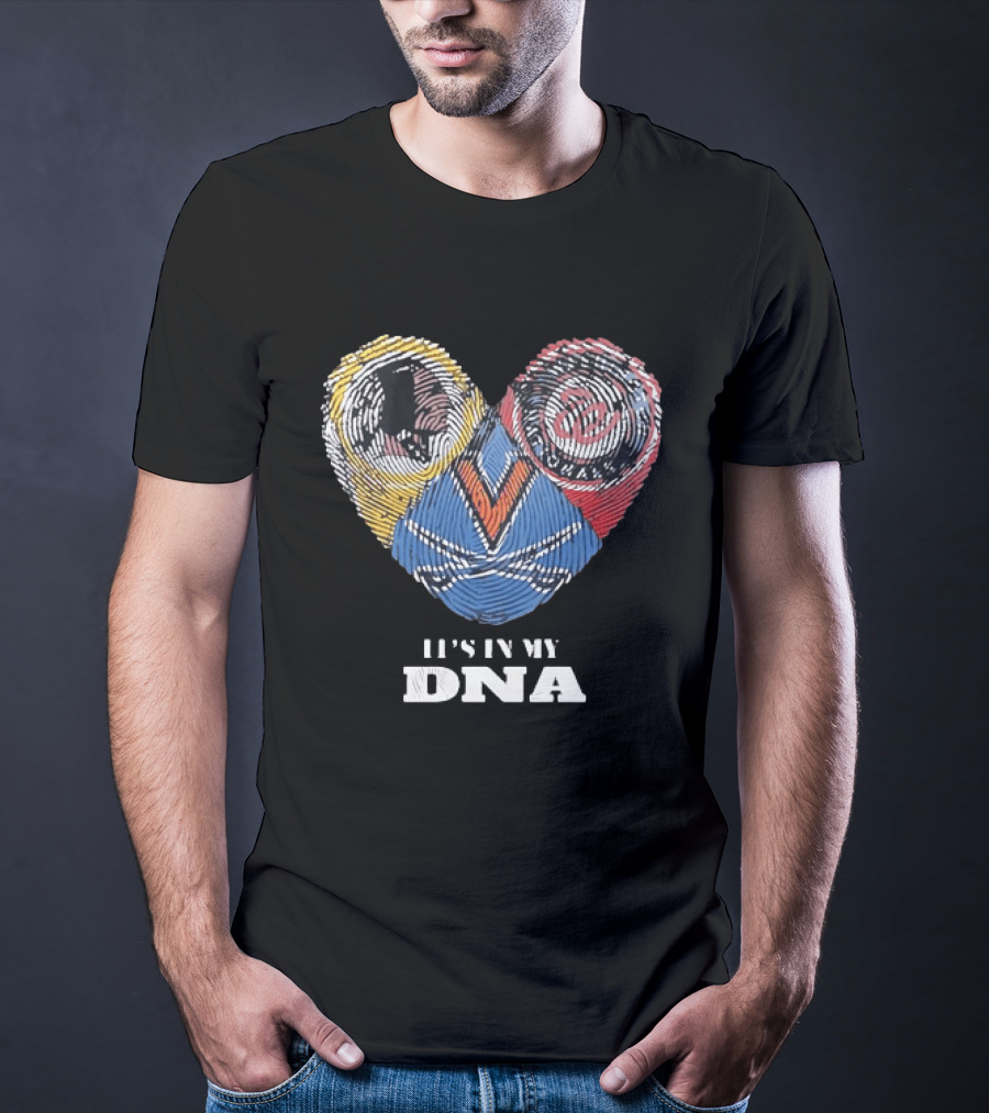 Virginia Cavaliers It's In My DNA Unique Fingerprint T-Shirt