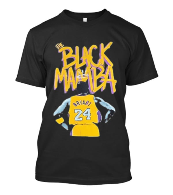The Black Mamba Bryant 24 Los Angeles Lakers T-Shirt