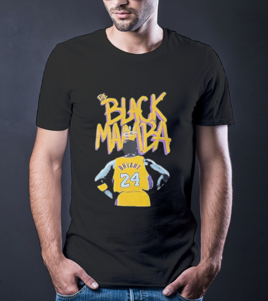 The Black Mamba Bryant 24 Los Angeles Lakers T-Shirt