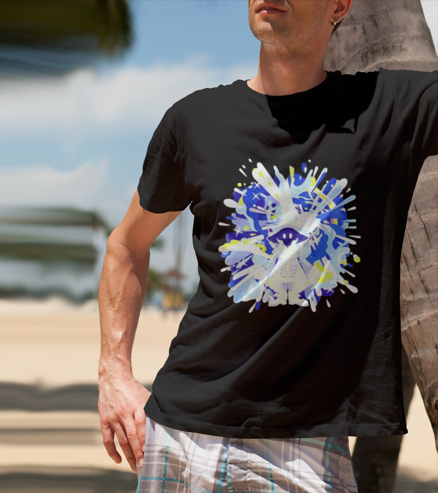 Vivi Ornitier Final Fantasy Black Mage Magic Stars Explosion T-Shirt