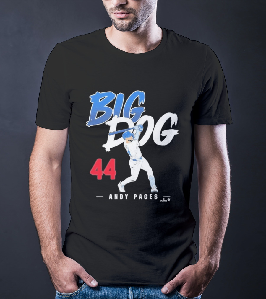 MLB Los Angeles Dodgers Andy Pages 44 Big Dog T-Shirt
