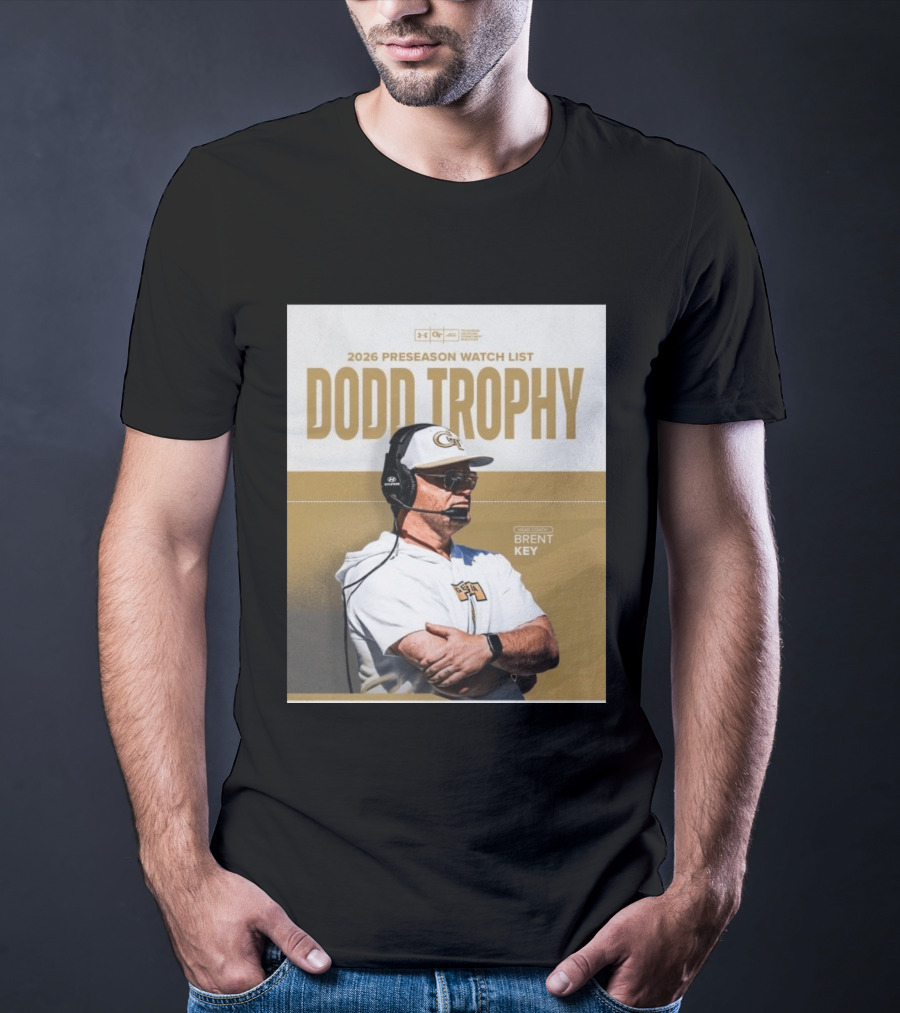 2026 Preseason List Dodd Trophy Head Coach Brent Key T-Shirt