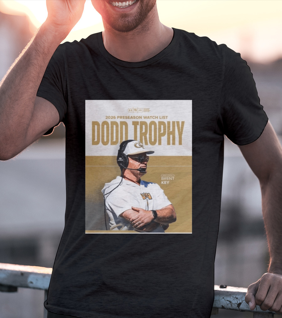 2026 Preseason List Dodd Trophy Head Coach Brent Key T-Shirt