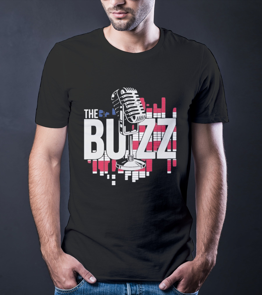 Podcast The Buzz Microphone T-Shirt