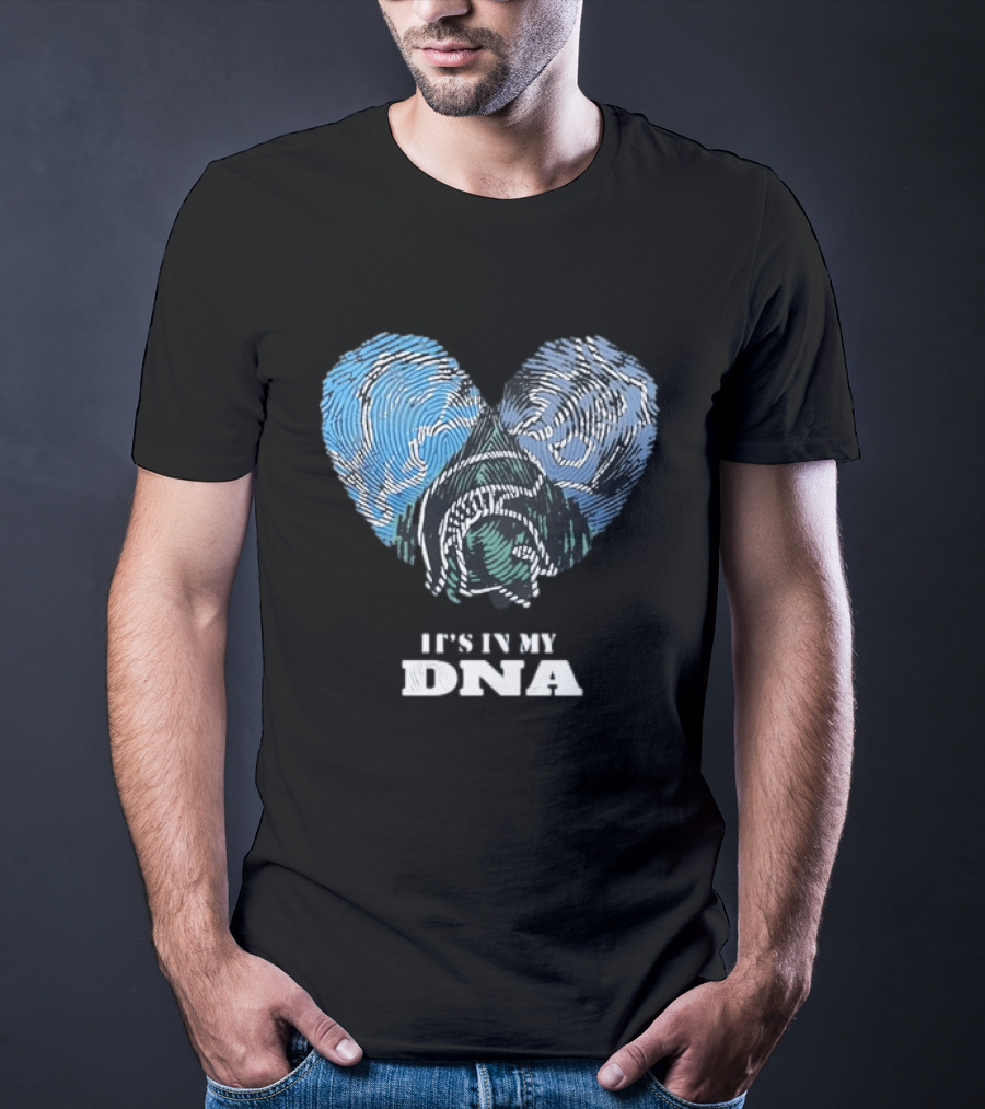 Heart Fingerprint Dog Breed Lover It's In My DNA T-Shirt