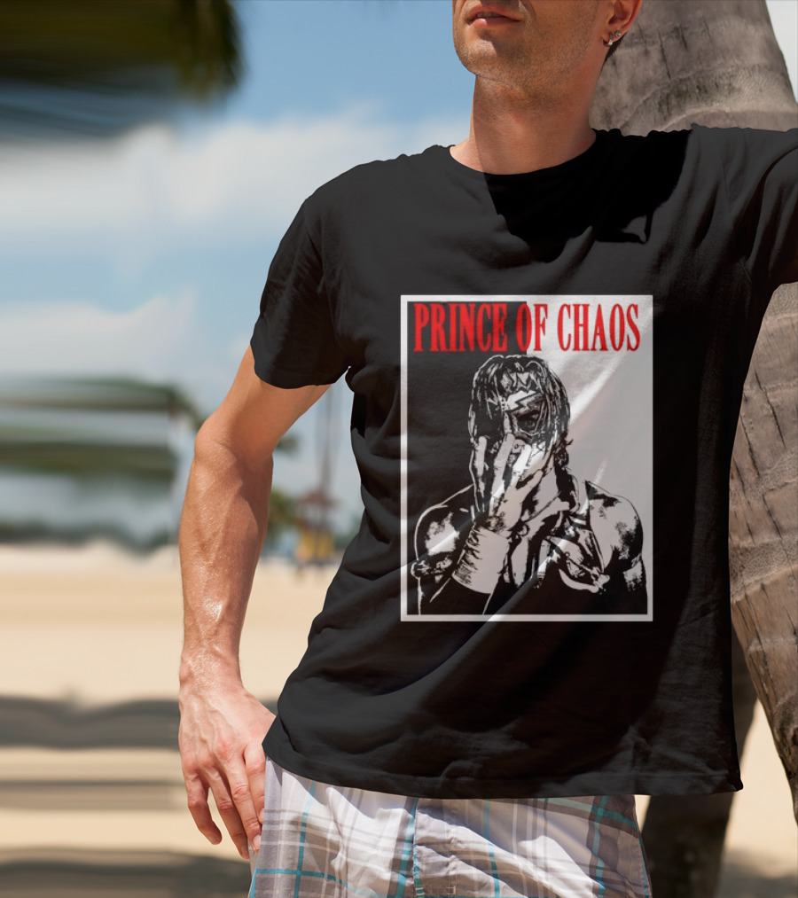 Shado Jr Prince Of Chaos Wrestling Lucha Libre Masked Wrestler T-Shirt