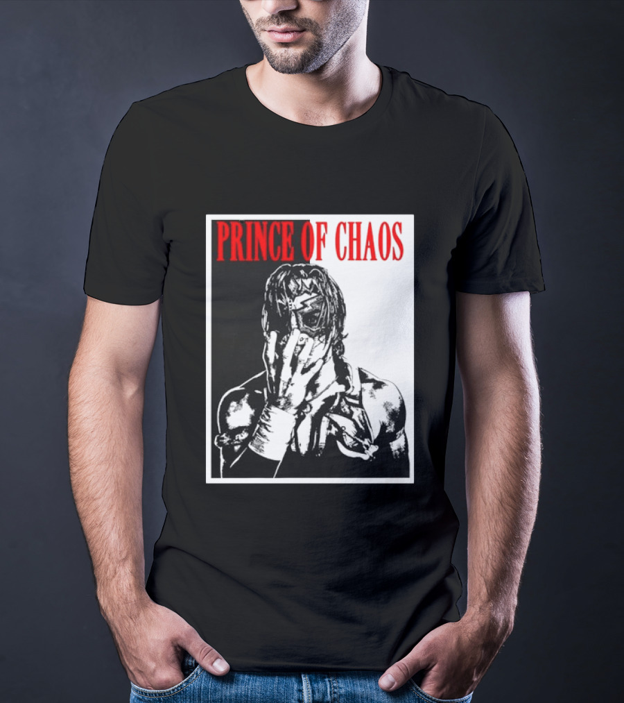 Shado Jr Prince Of Chaos Wrestling Lucha Libre Masked Wrestler T-Shirt