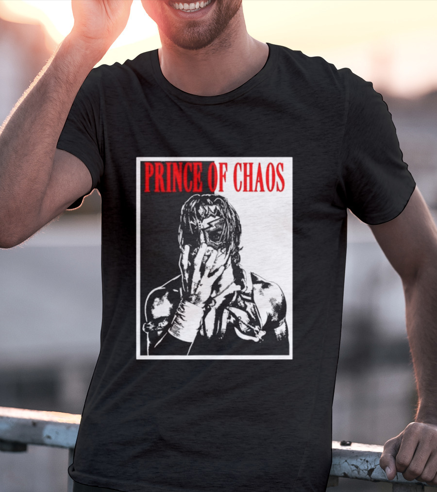 Shado Jr Prince Of Chaos Wrestling Lucha Libre Masked Wrestler T-Shirt