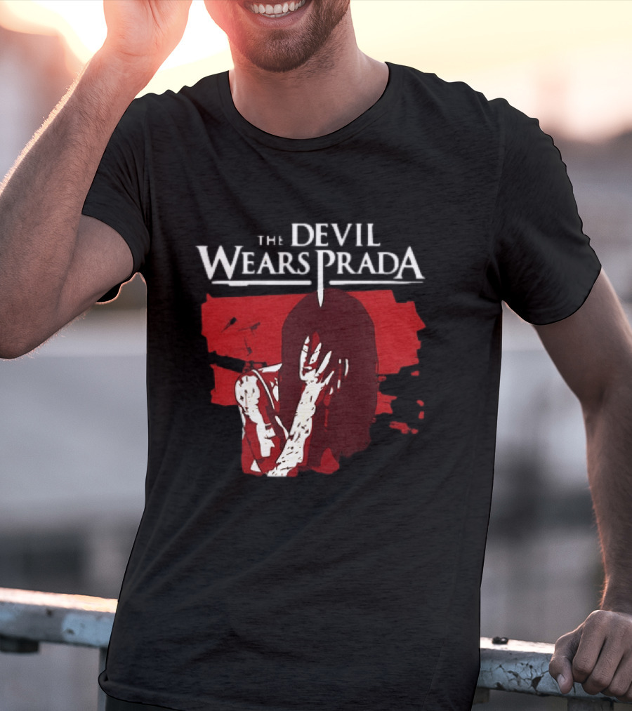 The Devil Wears Prada Crying Girl Red T-Shirt