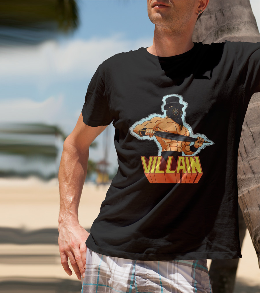 Villain Plague Doctor Warrior With Sword T-Shirt