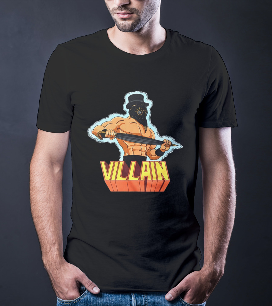 Villain Plague Doctor Warrior With Sword T-Shirt